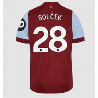 Pánský Fotbalový dres West Ham United Tomas Soucek #28 2023-24 Domácí Krátký Rukáv